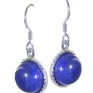 excellent Lapis Lazuli Solid Sterling Silver Blue Earring genuine wholesales US