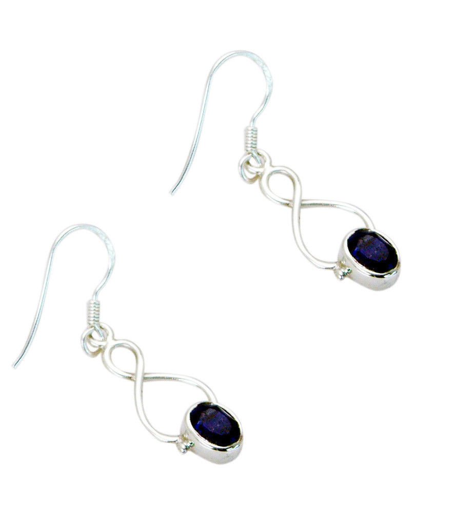 classy Lapis Lazuli 925 Solid Sterling Silver Blue Earring Natural gemstone US