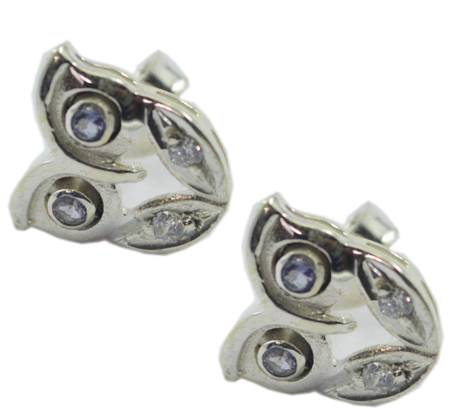 grand Iolite 925 Sterling Silver Blue Earring genuine wholesale US