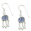 fine-looking Iolite 925 Solid Sterling Silver Blue Earring Natural regular US