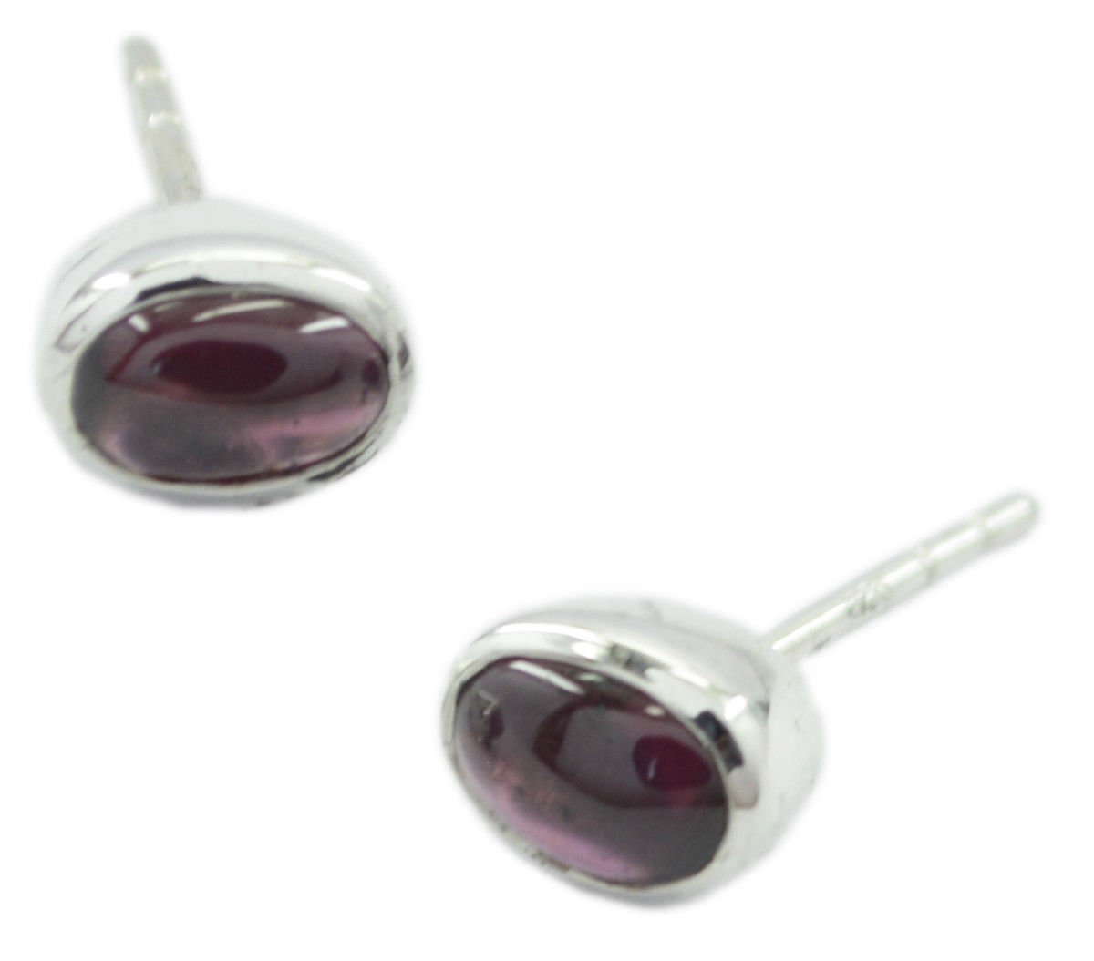 fascinating Garnet 925 Sterling Silver Red Earring Natural exporter US