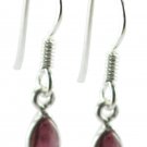 bewitching Garnet 925 Sterling Silver Red Earring genuine wholesale US