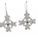 comely Garnet 925 Solid Sterling Silver Red Earring Natural general US