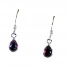 bonnie Garnet 925 Solid Sterling Silver Red Earring Natural easily US