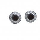 splendid Garnet 925 Solid Sterling Silver Red Earring genuine suppiler US