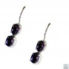 attractive Garnet 925 Solid Sterling Silver Red Earring Natural indian US