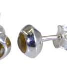 grand Citrine 925 Solid Sterling Silver Yellow Earring Natural ordinary US