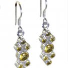 fascinating Citrine Solid Sterling Silver Yellow Earring Natural gemstones US