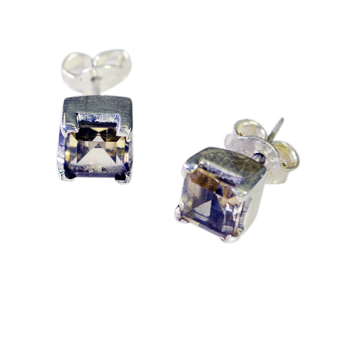 fine-looking citrine 925Solid Sterling Silver Yellow Earring genuine casually US