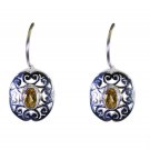 grand Citrine 925 Solid Sterling Silver Yellow Earring Natural jewelry US