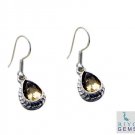 gorgeous Citrine 925 Solid Sterling Silver Yellow Earring Natural supply US