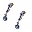 exquisite Blue Topaz 925 Sterling Silver Blue Earring Natural india US