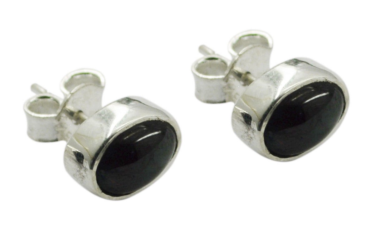splendid Black Onyx 925 Sterling Silver Black Earring genuine supply US