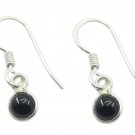 handsome Black Onyx 925 Sterling Silver Black Earring Natural supplies US