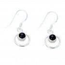 fine Black onyx 925 Solid Sterling Silver Black Earring Natural handmade US