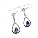 classy Amethyst 925 Sterling Silver Purple Earring Natural india US