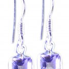 fascinating Amethyst 925 Solid Sterling Silver Purple Earring genuine general US