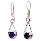 bewitching Amethyst 925 Solid Sterling Silver Purple Earring Natural normaly US