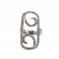 resplendent White CZ 925 Solid Sterling Silver White Ring Natural normaly US