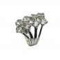 comely White CZ 925 Solid Sterling Silver White Ring genuine usually US