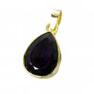 fine Amethyst Gold Plated Purple Pendant Fashion india US