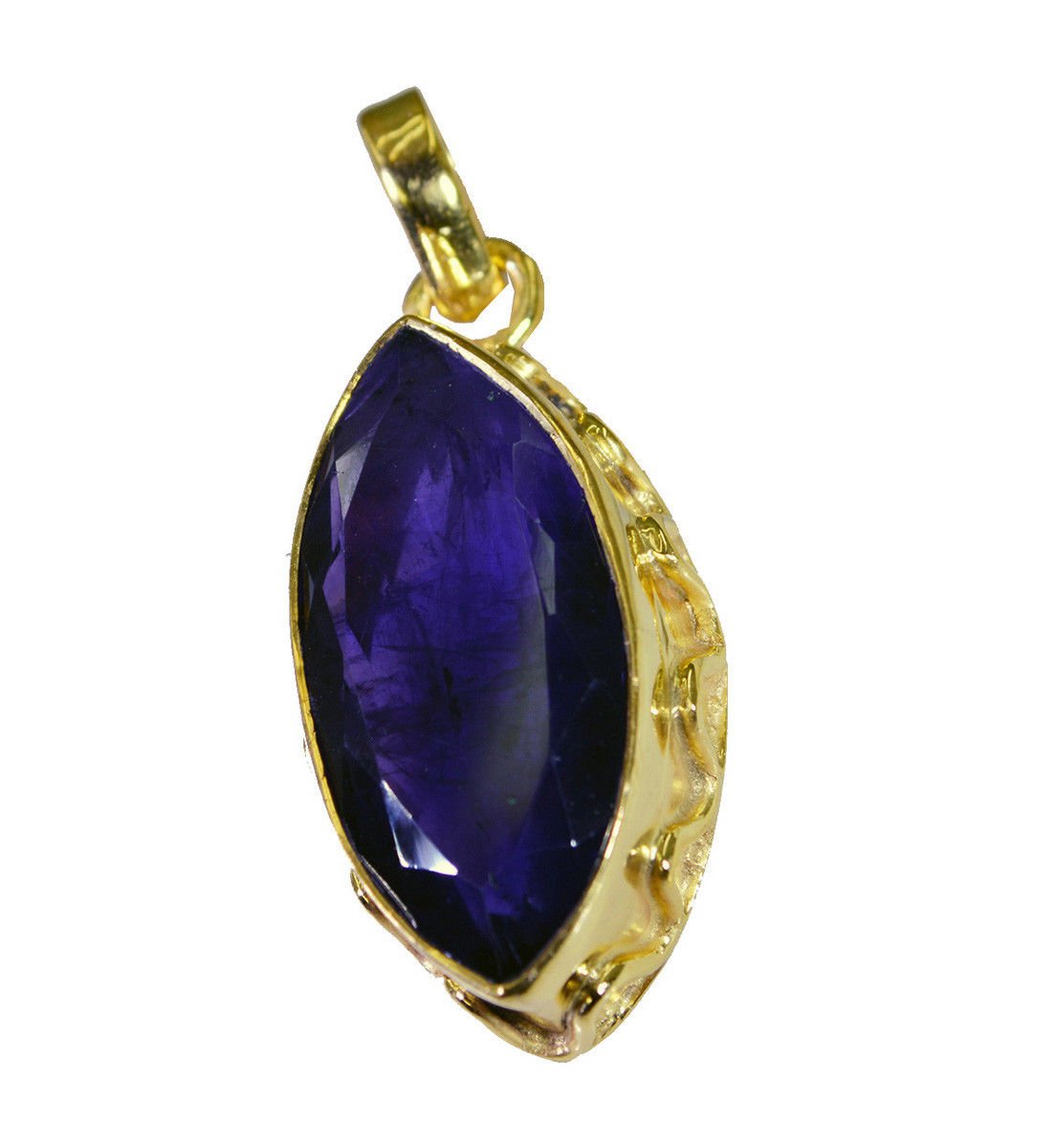pleasing Amethyst Gold Plated Purple Pendant Glass supplies US