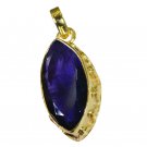 pleasing Amethyst Gold Plated Purple Pendant Glass supplies US