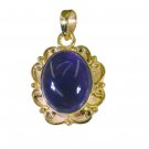 splendid Amethyst Gold Plated Purple Pendant Fashion handcrafted US
