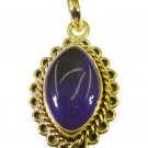 delicate Amethyst Gold Plated Purple Pendant Fashion common US