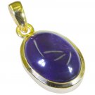 elegant Amethyst Gold Plated Purple Pendant Glass ordinary US