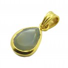 attractive Chalcedony Gold Plated Blue Pendant Fashion ordinary US