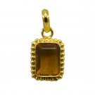 splendiferous Citrine CZ Gold Plated Yellow Pendant Glass wholesale US