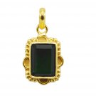 fascinating Emerald CZ Gold Plated Green Pendant Fashion supply US