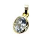 pleasing Green Amethyst Gold Plated Green Pendant Fashion exporter US