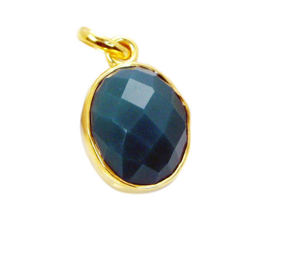 delicate Green Onyx Gold Plated Green Pendant Glass common US