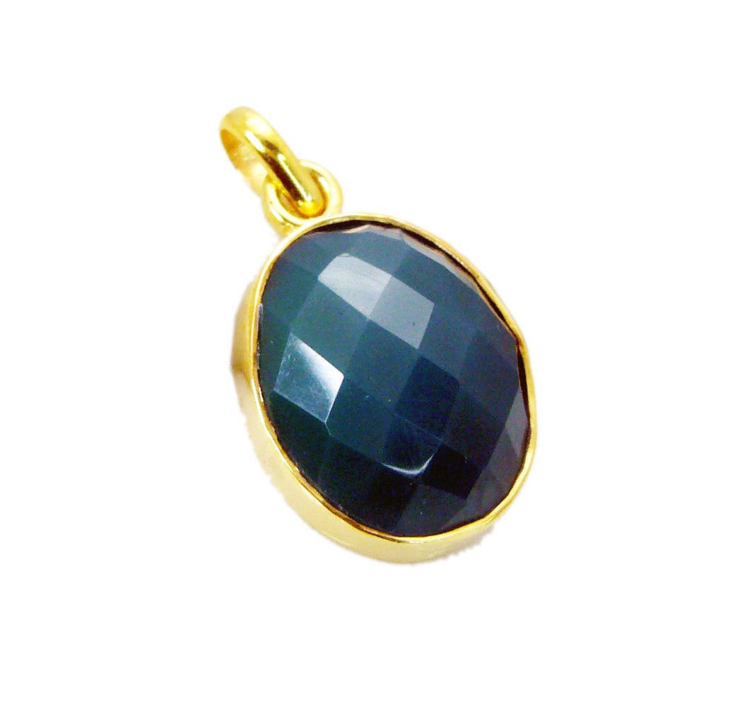 elegant Green Onyx Gold Plated Green Pendant Fashion ordinary US