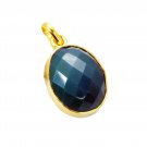 elegant Green Onyx Gold Plated Green Pendant Fashion ordinary US