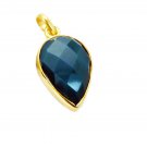 excellent Green Onyx Gold Plated Green Pendant Fashion generally US
