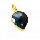 fine Green Onyx Gold Plated Green Pendant Fashion normaly US