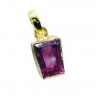 cute Pink CZ Gold Plated Pink Pendant Fashion freely US
