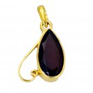 gorgeous Red Onyx Gold Plated Red Pendant Fashion gemstone US