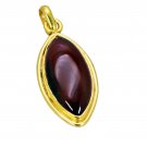 grand Red Onyx Gold Plated Red Pendant Fashion simply US