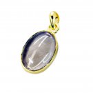 captivating Rutile Quartz Gold Plated Multi Pendant Glass gemstone US