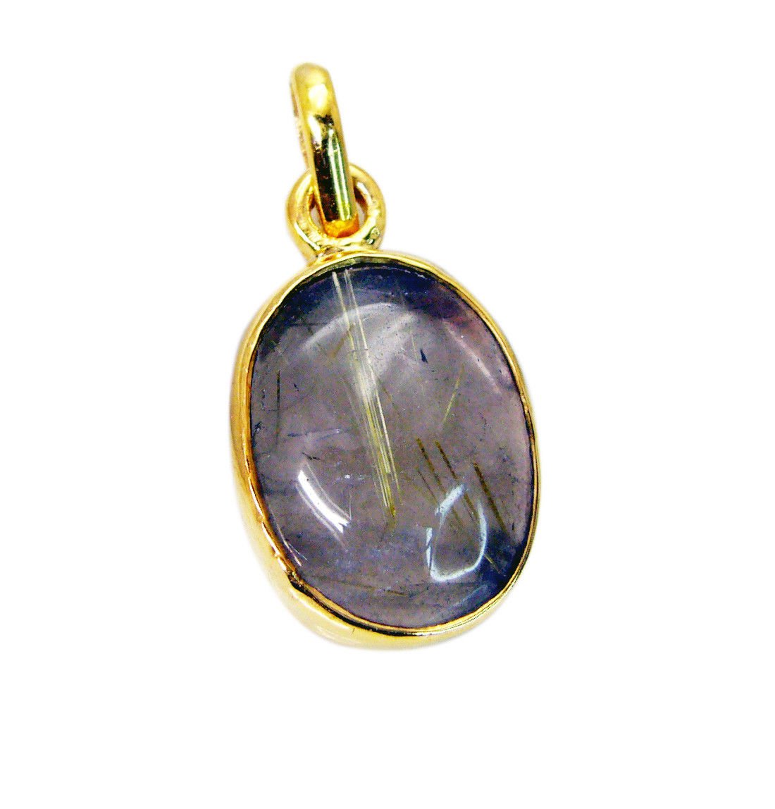 cute Rutile Quartz Gold Plated Multi Pendant Fashion exporter US