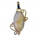 enticing Rutile Quartz Gold Plated Multi Pendant Glass supply US