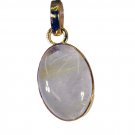 fine Rutile Quartz Gold Plated Multi Pendant Fashion handmade US