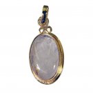 grand Rutile Quartz Gold Plated Multi Pendant Glass handcrafted US