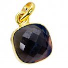fascinating Smoky Quartz Gold Plated Brown Pendant Fashion india US