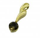 pulchritudinous Smoky Quartz Gold Plated Brown Pendant Glass exporter US