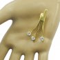 excellent White CZ Gold Plated White Pendant Fashion jewellery US